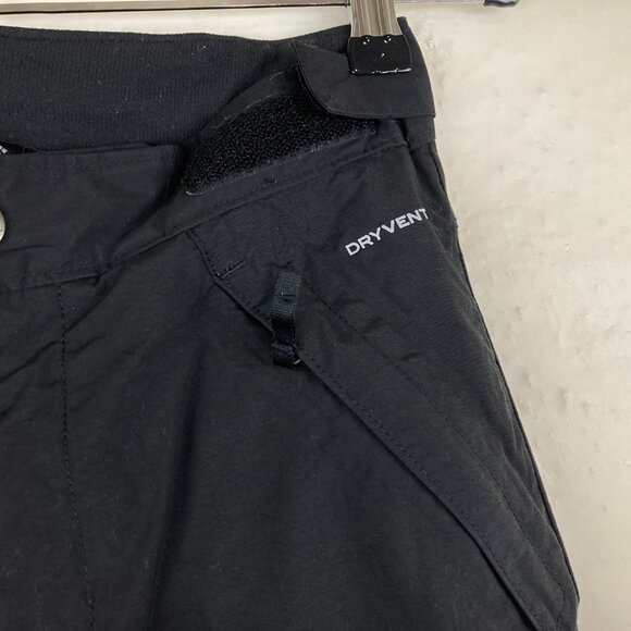 The North Face Snow Pants Boys Girls 10 / 12 Black Dryvent Ski Snowboard Logo - Picture 4 of 7